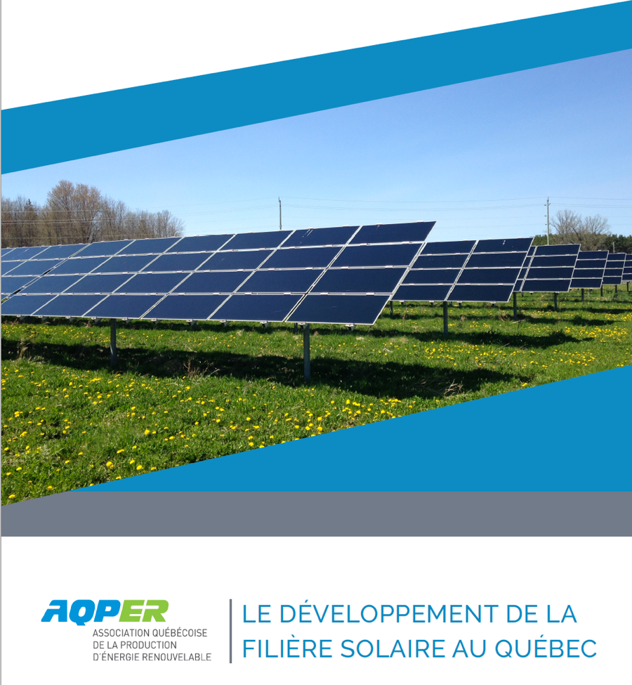 Le développement de la filière solaire au Québec